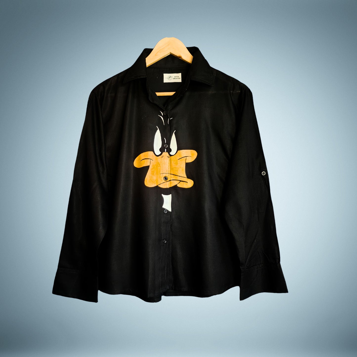 Hand-painted Daffy Duck Shirt