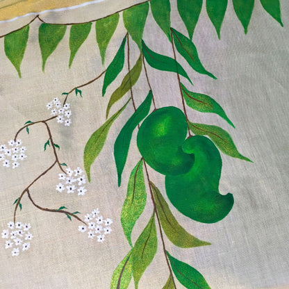 Women's Hand-Painted Mango Dupatta